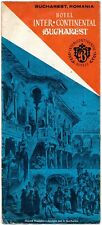 Intercontinental Hotel Guide Brochure Bucharest Inter Continental Extremely Rare picture