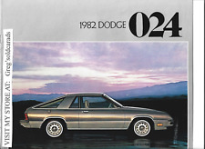 Original 1982 Dodge 024, 024 Miser, and Charger 2.2 Sales Brochure picture