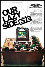 1976 Sylvania GTE Television Color TV On Vintage Print Ad Family Room Wall Art picture