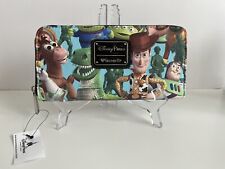 Loungefly Disney ~ RARE Toy Story Wallet Zip Around ~ Woody Buzz Aliens, HTF picture