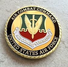 U S AIR FORCE AIR COMBAT COMMAND Challenge Coin  picture