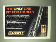 1987 Custom Chrome Russell Braided Brake Line Kits Ad picture