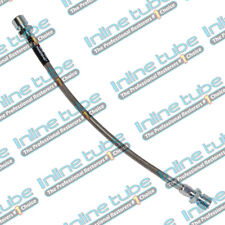 Mopar A-Body Duster Front Drum Brake Stainless Braided Flex Hose Line H654 picture