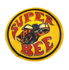 Vintage  Embossed Super Bee Emblem Patch Sticker picture