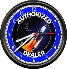 AC Delco Spark Plugs Mechanic Garage Sign Wall Clock picture