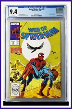 Web Of Spider-Man #45 CGC Graded 9.4 Marvel December 1988 White Pages Comic Book picture