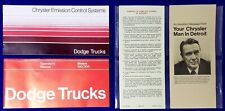 1971 72 Dodge Trucks Van Models 100 300 Operator's Owner's Manual & More picture