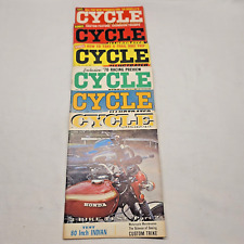 Vintage Cycle Illustrated Magazine Lot 1968 - 1970 Motorcycle Riding Publication picture