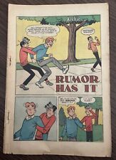 ARCHIE ANNUAL Issue #17 1965 1966 Rumor Has It Missing Cover Vintage picture