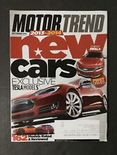 Motor Trend Magazine September  2012 Cadillac XTS - Tesla Model S - 223 picture