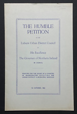 1963 Pamphlet Lisburn Urban District Council, Humble Petition Municipal Borough picture