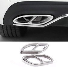 Car Exterior Exhaust Pipe Mufflers Cover Rear Bumper Cylinder Exhaust Decorate picture