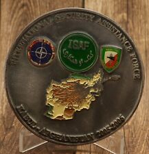 ISAF Italian Commander General Vecchio 3.5” Challenge Coin Afghanistan 2005-2006 picture