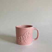 1950s Light Pink Ceramic BABY Mug - American Ceramics - 1940s 1950s - Vintage Ba picture