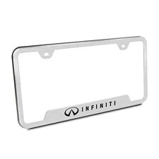 Infiniti Brushed Stainless Steel 50 States License Plate Frame picture