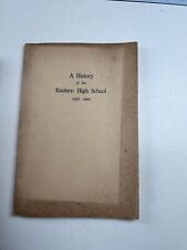 History of Eastern High School 1923-1940 Washington DC  picture