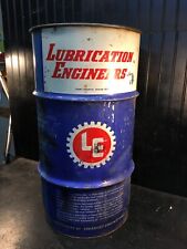 16 gallon oil gas drum Lubrication Engineers  Grease Garage Trash Can Gas Garage picture