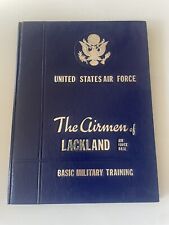 VINTAGE UNITED STATES AIR FORCE AIRMEN OF LACKLAND YEARBOOK 3708 SQUADRON picture