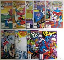 Excalibur Lot of 9 #3,10,17,21,24,32,50,68,73 Marvel (1988) 1st Print Comics picture