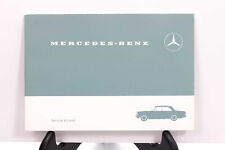 Mercedes Benz Service Booklet USA Special Edition 100k Miles & Up 1965 & Earlier picture