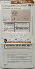 1951 Studebaker Parts Bulletin Indep Garages Camshaft Timing Gears Bearing Orig picture