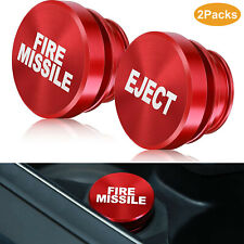 2X Car Cigarette Lighter Cover Dustproof Fire Missile Eject Button 12V Universal picture