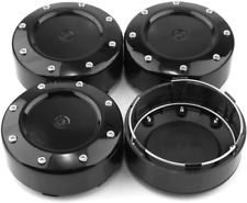 4PCS 102Mm 4 Inch Wheel Center Caps Black Compatible with Mayhem Wheels Rims Hub picture