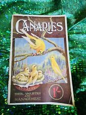 RARE Antique SPRATTS Advertising Booklet/Guidebook ‘CANARIES’ London England picture