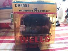 WELLS DR2001 Open Box New GM Distributor Cap Rotor Kit Old Stock 74-90 GM V8 picture