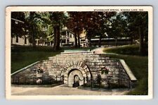Winona Lake IN-Indiana, Studebaker Spring, Antique, Vintage c1922 Postcard picture