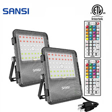 2 Pack 80W RGBW LED Flood Light Outdoor Party 800W Equivalent RGB Color Changing picture