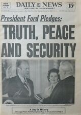 NIXON RESIGNS WATERGATE - FORD TAKES PLEDGES - JUSTICE BERGER August 10 1974 picture