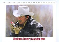 Vintage 1990 Marlboro Man Country Calendar Advertisement Tobacco picture