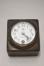 Vintage Dash Car Clock 1920s-1930s New Haven Clock Co. with Round Bevel Glass picture