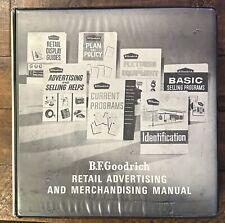 Vintage 1963 BF Goodrich Tire Retail Advertising & Merchandising Manual Binder picture