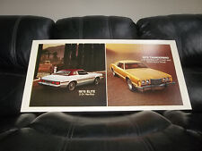 vintage 1975 oem ford thunderbird elite poster showroom dealership picture