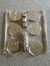 Set of 6 Gold Candlestick Holders, Candle Holder for Taper Candle, Fits 3/4 Inc picture