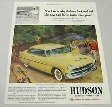 1954 Print Ad Hudson Hornet Hollywood Hardtop Hunters & Pretty Lady picture