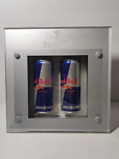 Red Bull Energy Drink Illuminated 2 Can LED Lighted Bar Display Sign 10