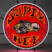 Dodge Super Bee Neon Sign 24 Inches Diameter Neon Light 5SUPER picture