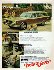 1968 Dodge Coronet 500 wagon car family kids vintage photo print Ad adL97 picture