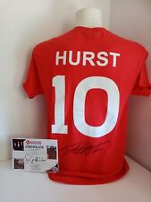 Shirt Geoff Hurst Signed England Wembley West Ham New COA M picture