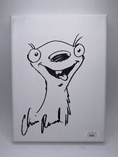 Chris Renaud Hand Signed & Sketched Stretched Canvas 6x8 Ice Age JSA COA picture