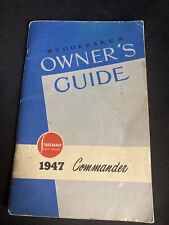 1947 Studebaker Commander Owner's Manual, Illustrated picture