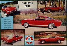 Shelby Cobra ‘66 ‘69 GT350 1967 1970 GT500 Mercer Vintage Pictorial Article 1983 picture