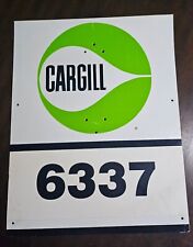 Vintage Cargill 6337 Corn Agriculture Farm Corriboard Seed Sign 23