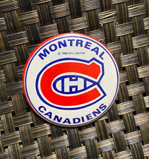 VINTAGE NHL HOCKEY MONTREAL CANADIENS TEAM LOGO COLLECTIBLE BUTTON PIN RARE picture