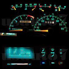 Cluster Gauge AC Heater Climate Control WHITE LED LIGHT 88-94 Chevy GMC Trucks picture