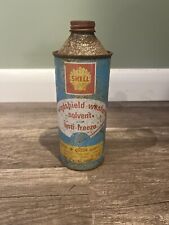 Vintage Shell Windshield Washer Solvent And Anti-freeze Can picture