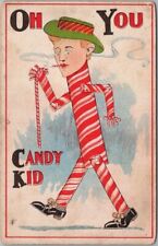 Vintage 1910s Anthropomorphic Comic Postcard 